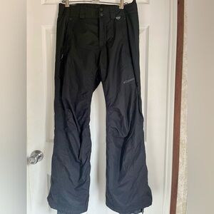 Columbia Women’s Ski Snow Pants Black Insulated Omni-Tech Winter Size S
